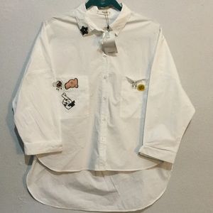 Embellished shirt size 6